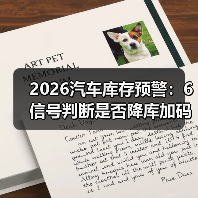 2026汽车库存预警:6信号判断是否降库加码(图4) 2026汽车库存预警:6信号判断是否降库加码(图4)