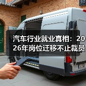 汽车行业就业真相:2026年岗位迁移不止裁员,这些方向更值钱(图2) 汽车行业就业真相:2026年岗位迁移不止裁员,这些方向更值钱(图2)