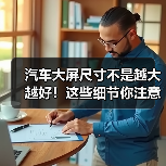 汽车大屏尺寸不是越大越好!这些细节你注意了吗(图1) 汽车大屏尺寸不是越大越好!这些细节你注意了吗(图1)