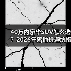40万内豪华SUV怎么选？2026年落地价避坑指南（图1）