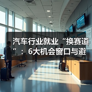 汽车行业就业“换赛道”:6大机会窗口与避坑路线图(图2) 汽车行业就业“换赛道”:6大机会窗口与避坑路线图(图2)