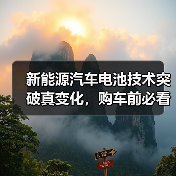 新能源汽车电池技术突破真变化，购车前必看的5个关键点（图2）
