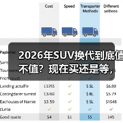 2026年SUV换代到底值不值?现在买还是等,看完再决定(图1) 2026年SUV换代到底值不值?现在买还是等,看完再决定(图1)