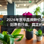 2026年豪华品牌降价潮:别急着抄底,真正的便宜藏在这3处(图2) 2026年豪华品牌降价潮:别急着抄底,真正的便宜藏在这3处(图2)