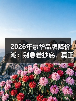 2026年豪华品牌降价潮:别急着抄底,真正的便宜藏在这3处(图3) 2026年豪华品牌降价潮:别急着抄底,真正的便宜藏在这3处(图3)