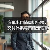 汽车出口销量排行榜:交付体系与策略定输赢(图2) 汽车出口销量排行榜:交付体系与策略定输赢(图2)