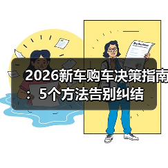 2026新车购车决策指南:5个方法告别纠结(图1) 2026新车购车决策指南:5个方法告别纠结(图1)