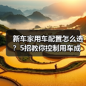 新车家用车配置怎么选?5招教你控制用车成本(图3) 新车家用车配置怎么选?5招教你控制用车成本(图3)