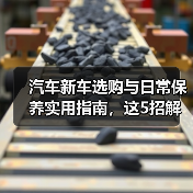汽车新车选购与日常保养实用指南,这5招解决难题(图2) 汽车新车选购与日常保养实用指南,这5招解决难题(图2)